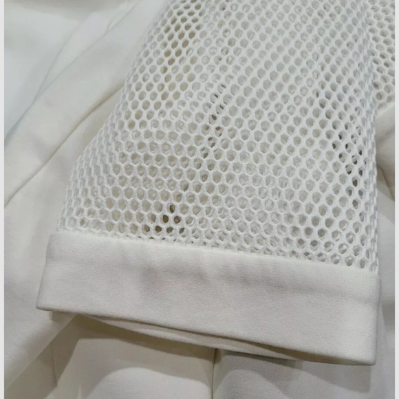 Nine West White Cardigan Short Sleeve Jacket Women's Sz 8 - Picture 12 of 13